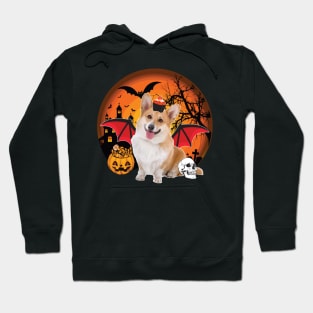 Happy Halloween Welsh Pembroke Corgi Dogs Halloween Gift Hoodie